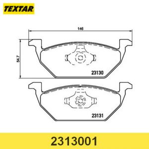 Колодки тормозные передние к-кт