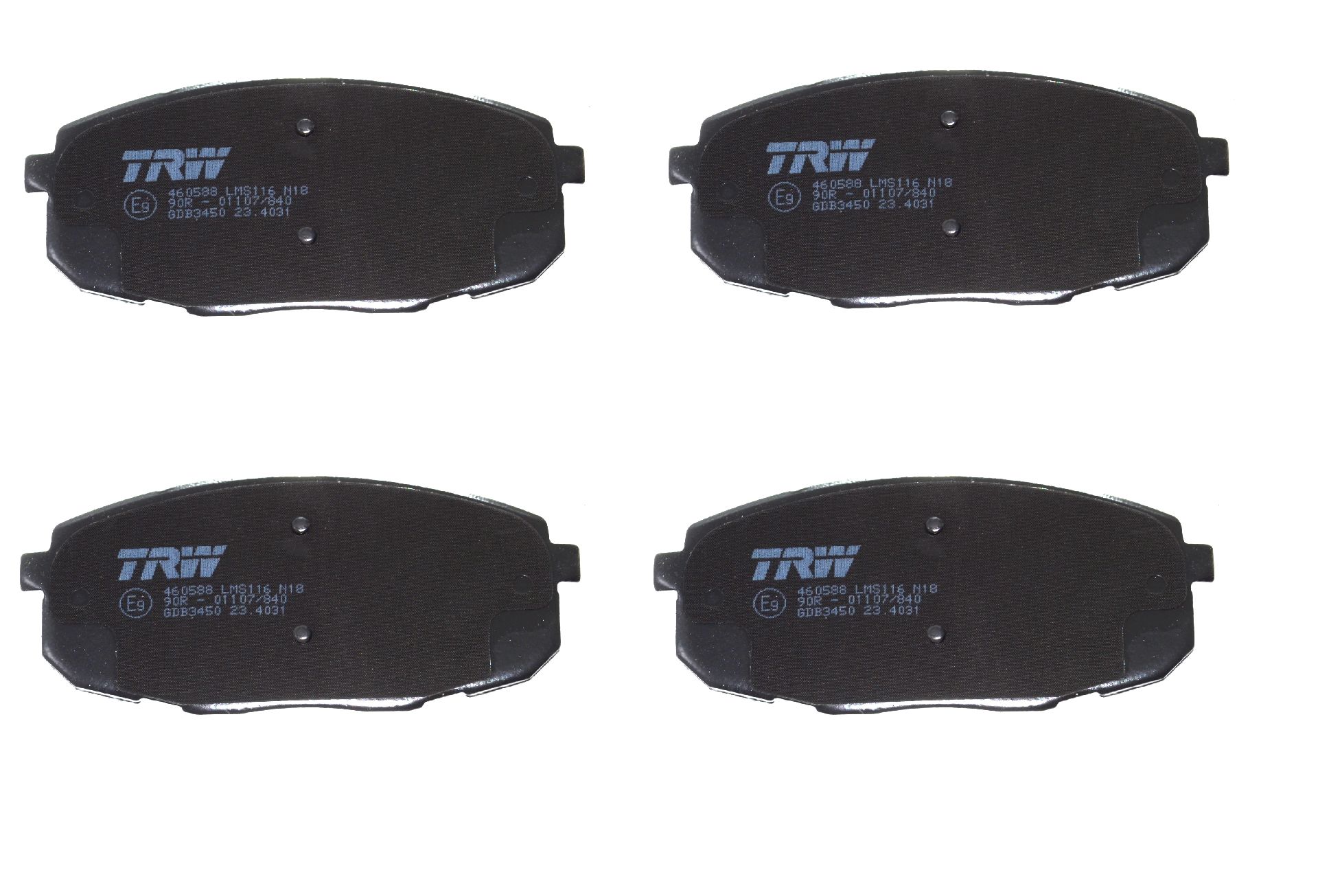 Колодки тормозные передние к-кт