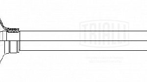Полуось передняя левая