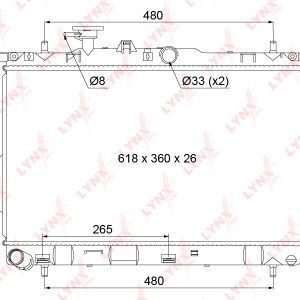 Радиатор основной