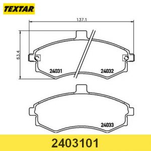 Колодки тормозные передние к-кт