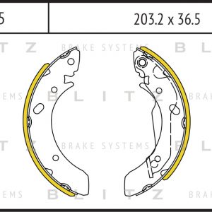 Колодки барабанные к-кт