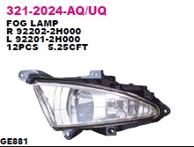 Фара противотуманная правая