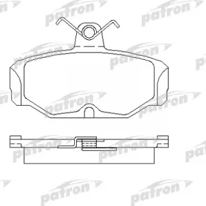 Колодки тормозные задние дисковые к-кт