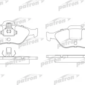 Колодки тормозные передние к-кт