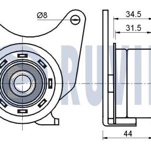 Ролик-натяжитель ремня ГРМ
