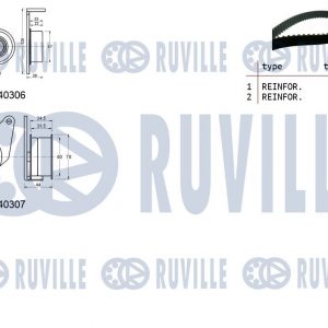 Ремень ГРМ к-кт