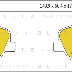 Колодки тормозные передние к-кт