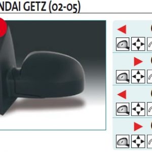 Зеркало левое электрическое