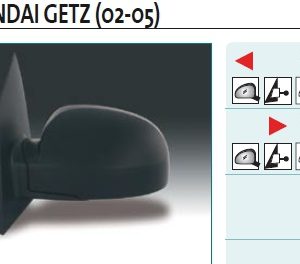 Зеркало правое механическое