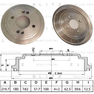 Барабан тормозной