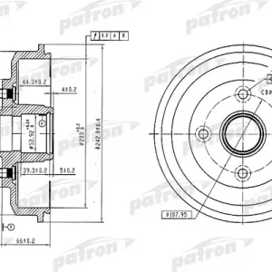 Барабан тормозной