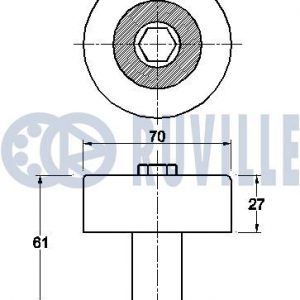 Ролик дополнительный руч. ремня