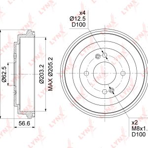 Барабан тормозной
