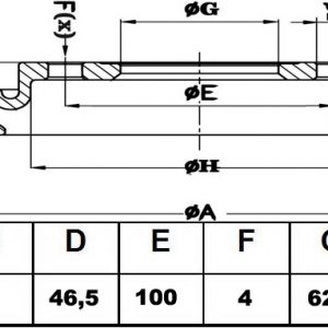 Диск тормозной передний вентилируемый