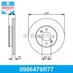 Диск тормозной передний вентилируемый