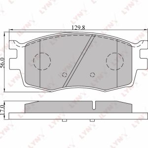 Колодки тормозные передние к-кт