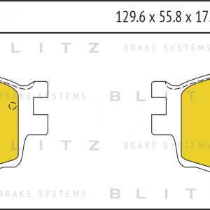 Колодки тормозные передние к-кт