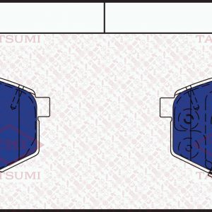 Колодки тормозные передние к-кт