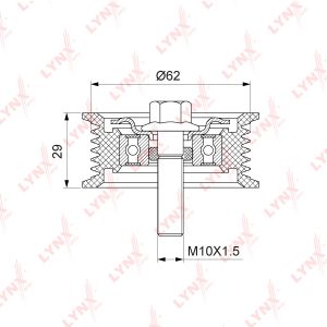 Ролик дополнительный руч. ремня