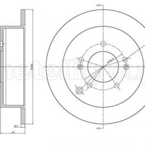 Диск тормозной задний