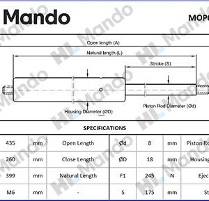 Амортизатор капота