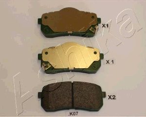 Колодки тормозные задние дисковые к-кт