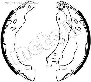 Колодки барабанные к-кт