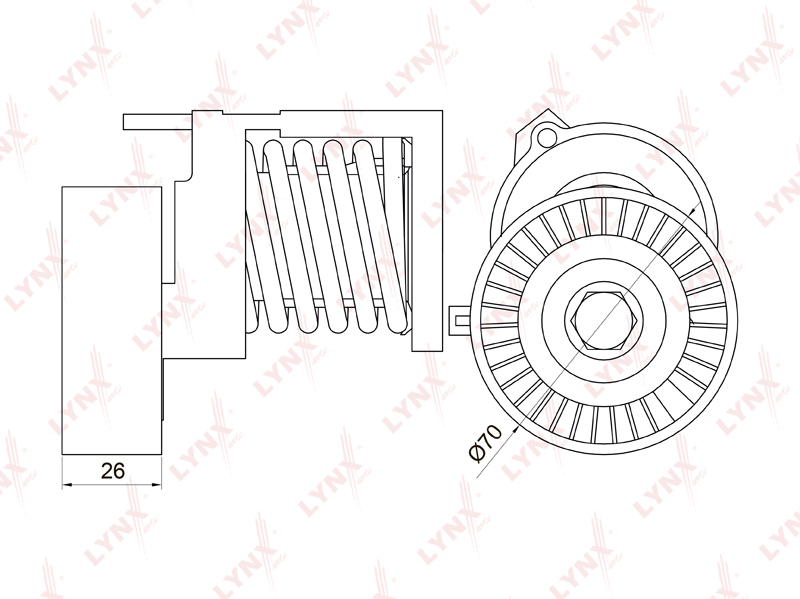 Натяжитель ремня