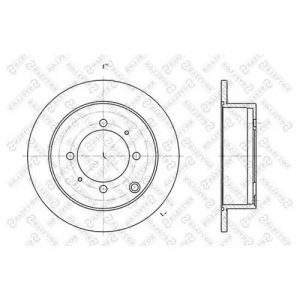 Диск тормозной задний
