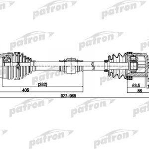 Полуось передняя правая