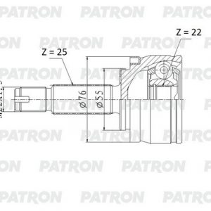 ШРУС наружный передний