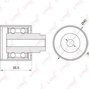 Ролик дополнительный ремня ГРМ