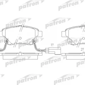 Колодки тормозные задние дисковые к-кт