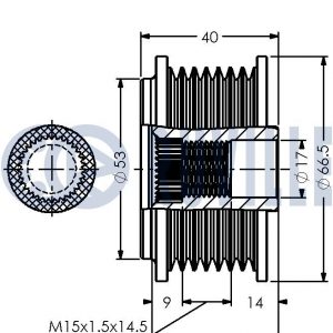 Шкив генератора