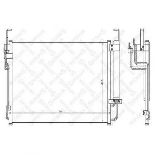 Радиатор кондиционера (конденсер)