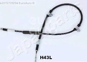 Трос стояночного тормоза левый