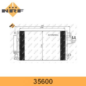 Радиатор кондиционера (конденсер)