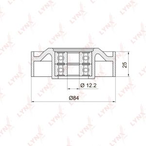 Ролик-натяжитель ручейкового ремня