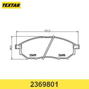 Колодки тормозные передние к-кт