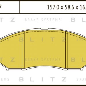 Колодки тормозные передние к-кт