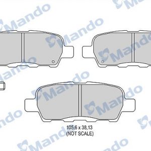 Колодки тормозные задние дисковые к-кт