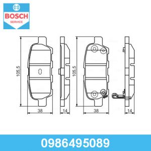 Колодки тормозные задние дисковые к-кт