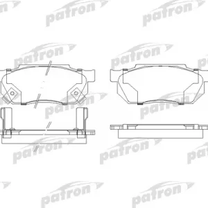 Колодки тормозные передние к-кт