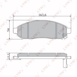 Колодки тормозные передние к-кт