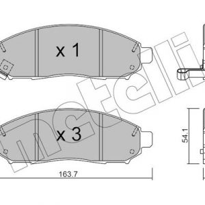 Колодки тормозные передние к-кт