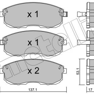 Колодки тормозные передние к-кт