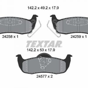 Колодки тормозные задние дисковые к-кт