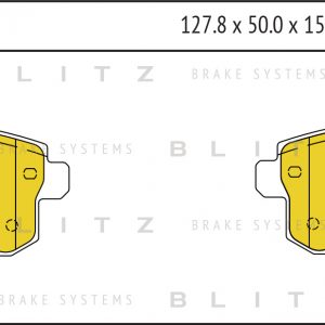 Колодки тормозные задние дисковые к-кт