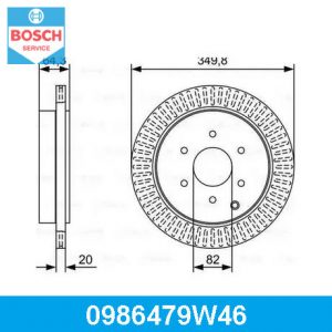 Диск тормозной задний